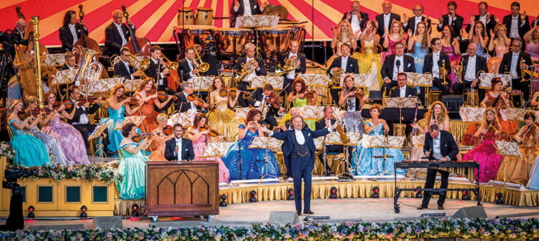 André Rieu performing on stage